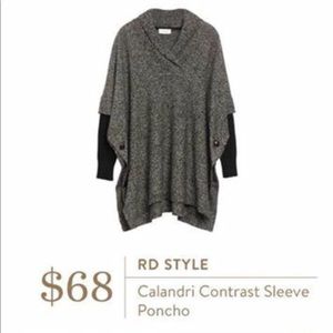 RD Style Stitch Fix Poncho Sweater